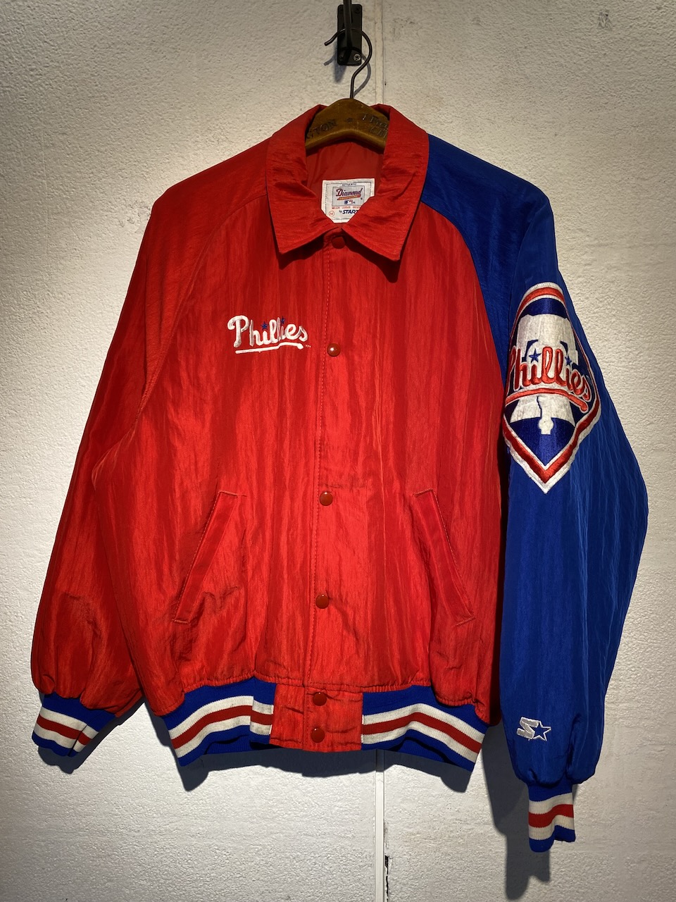 Starter 90's vintage MLB Philadelphia Phillies satin jacket M