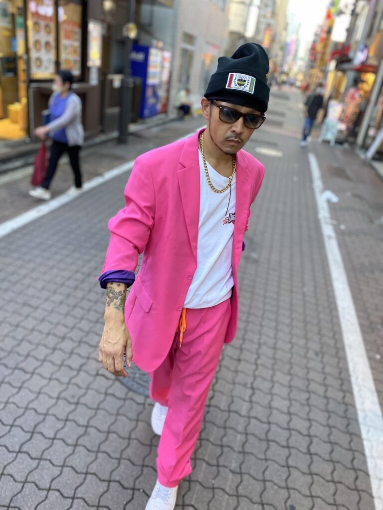Pink Suit style