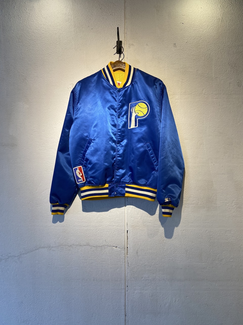 Starter 90's vintage NBA Indiana Pacers satin jacket L – upperupper