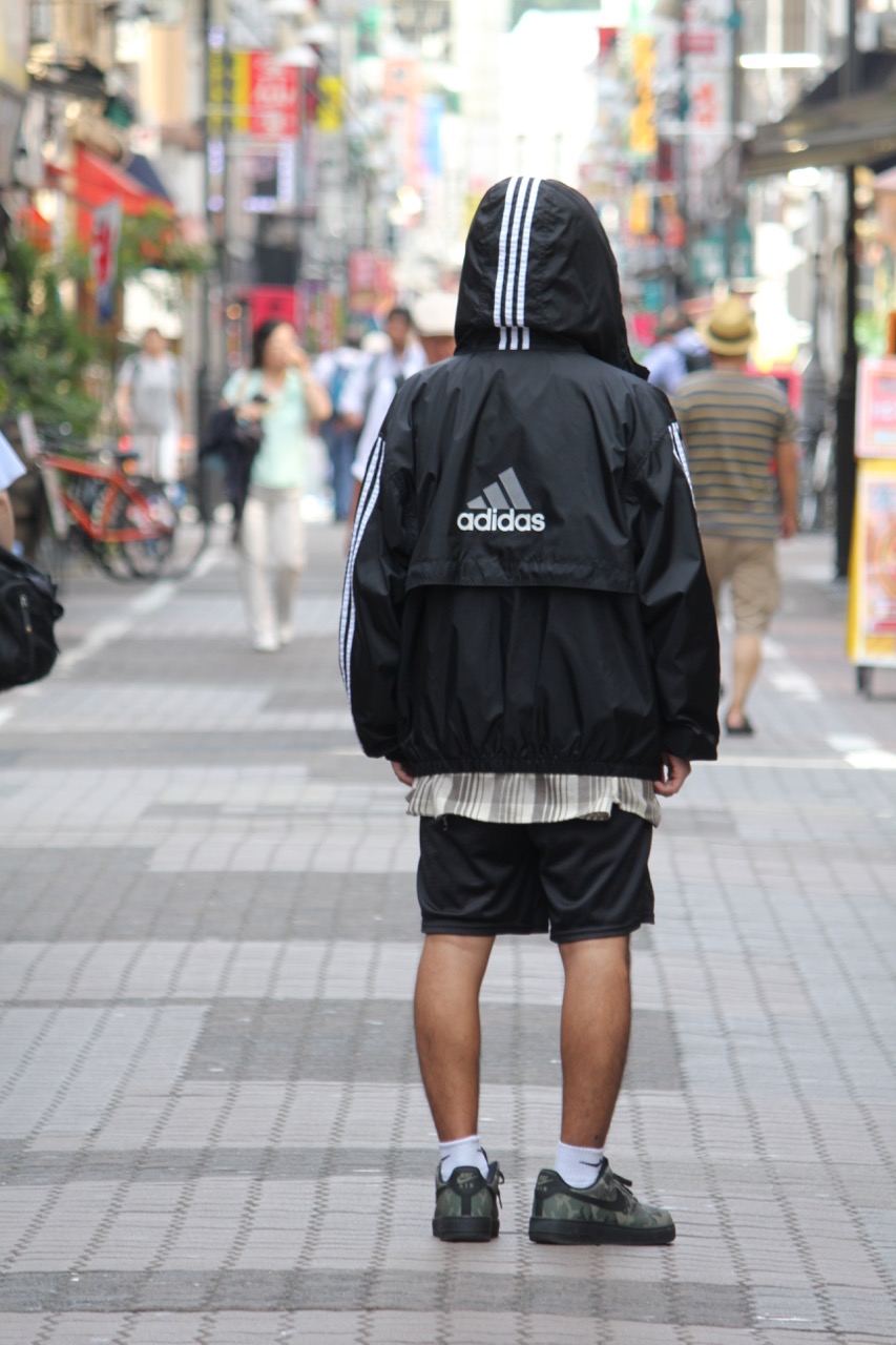 hooded adidas style