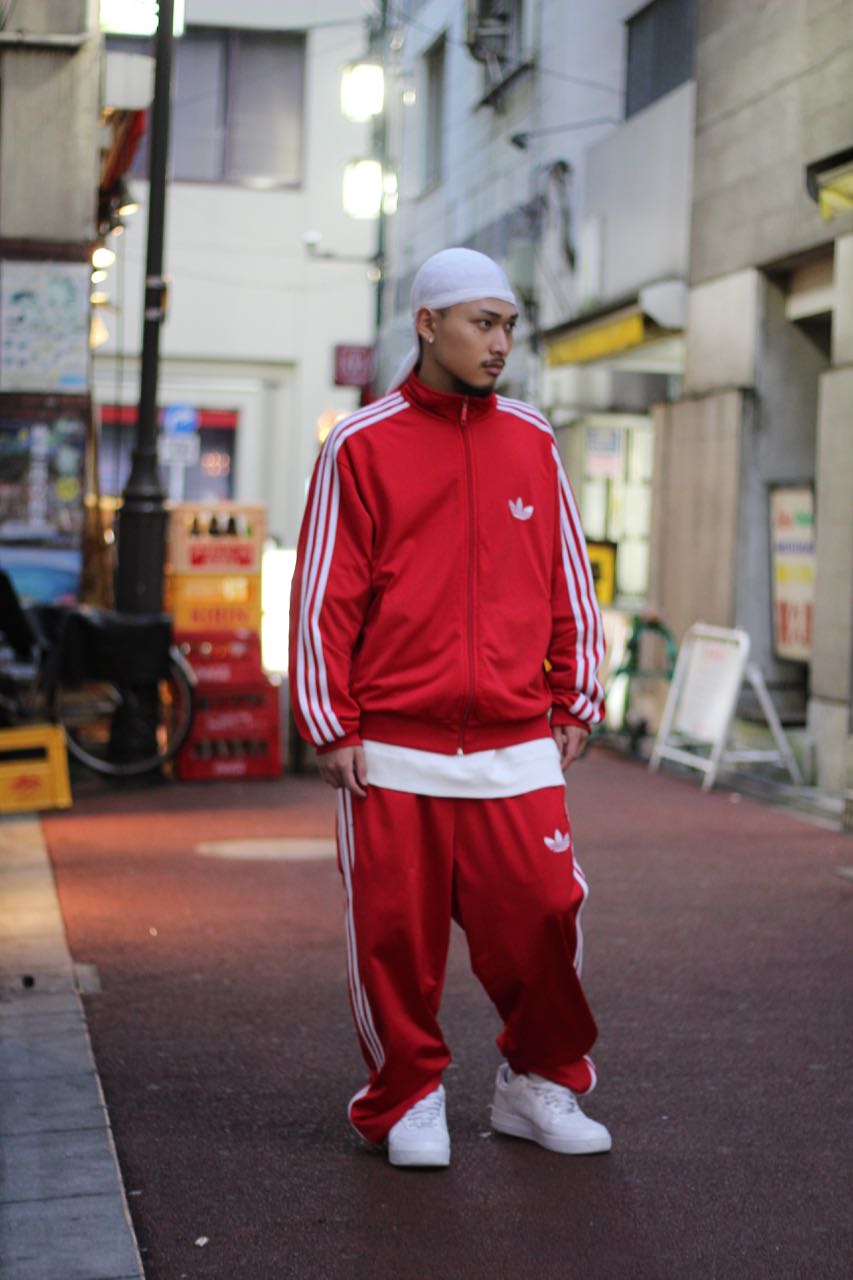 adidas red style