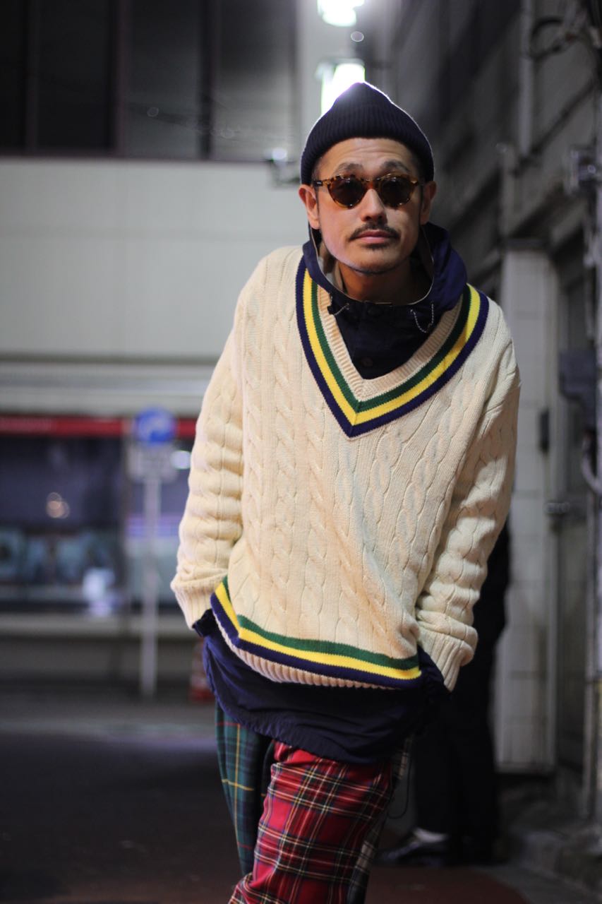 Sweater x Windbreaker style